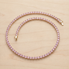 Rose Riviere Tennis Necklacve
