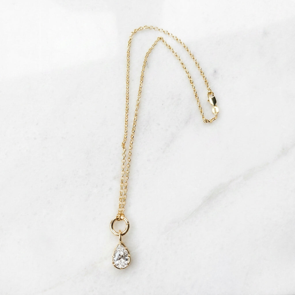 Golden Dewdrop Necklaces