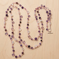 Amethyst Tide Wrap Necklace