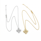 Fleur Simulated Diamond Necklace