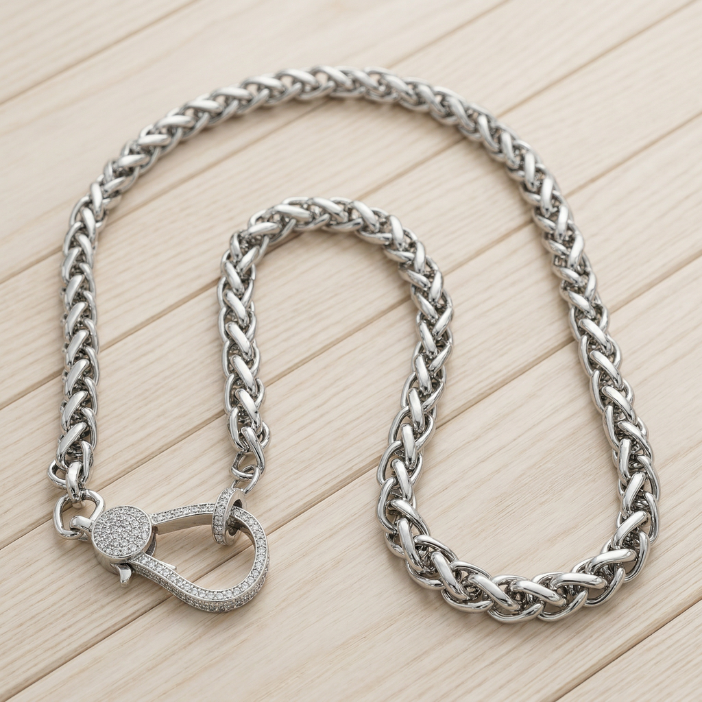 Pavé Lobster Claw Choker