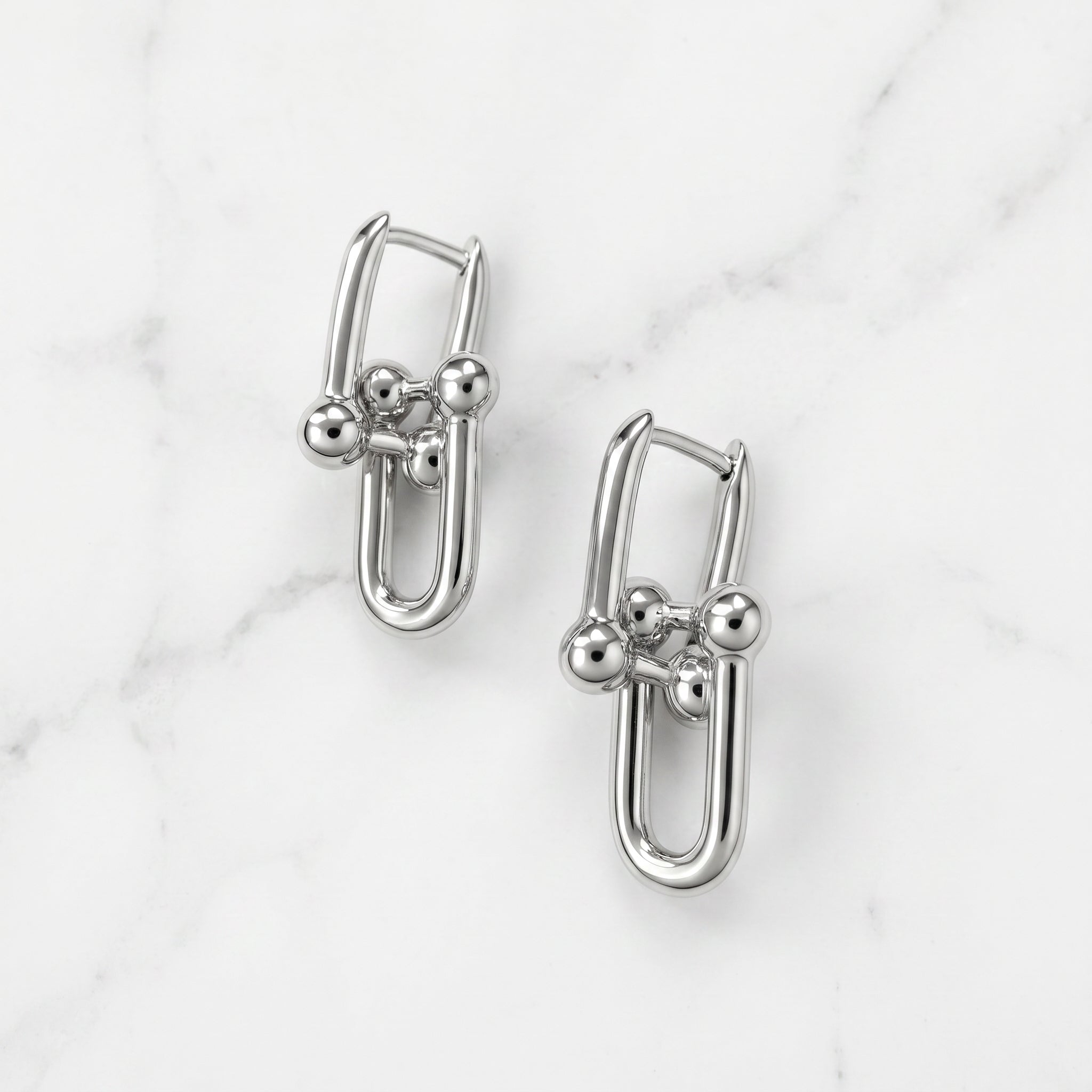 Stirrup Charm Earrings