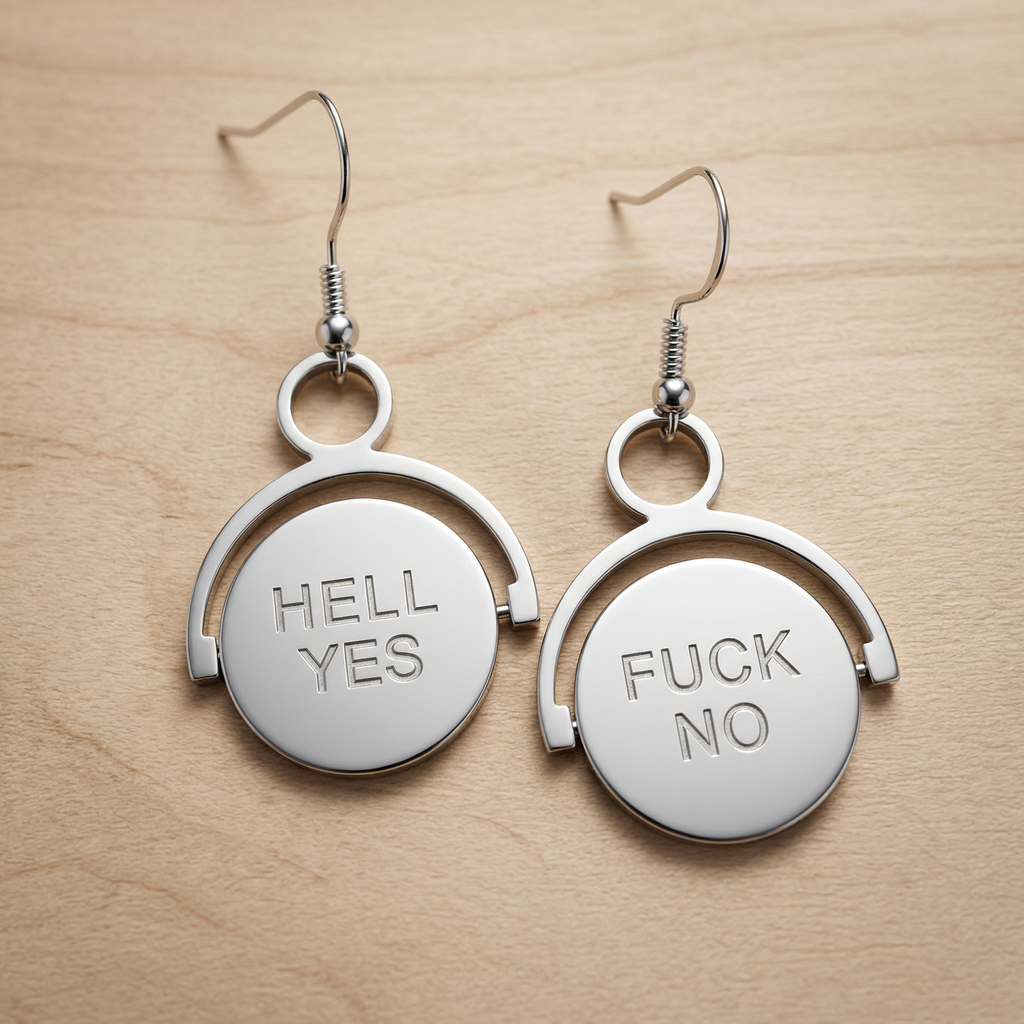 Say It With Attitude Earrings