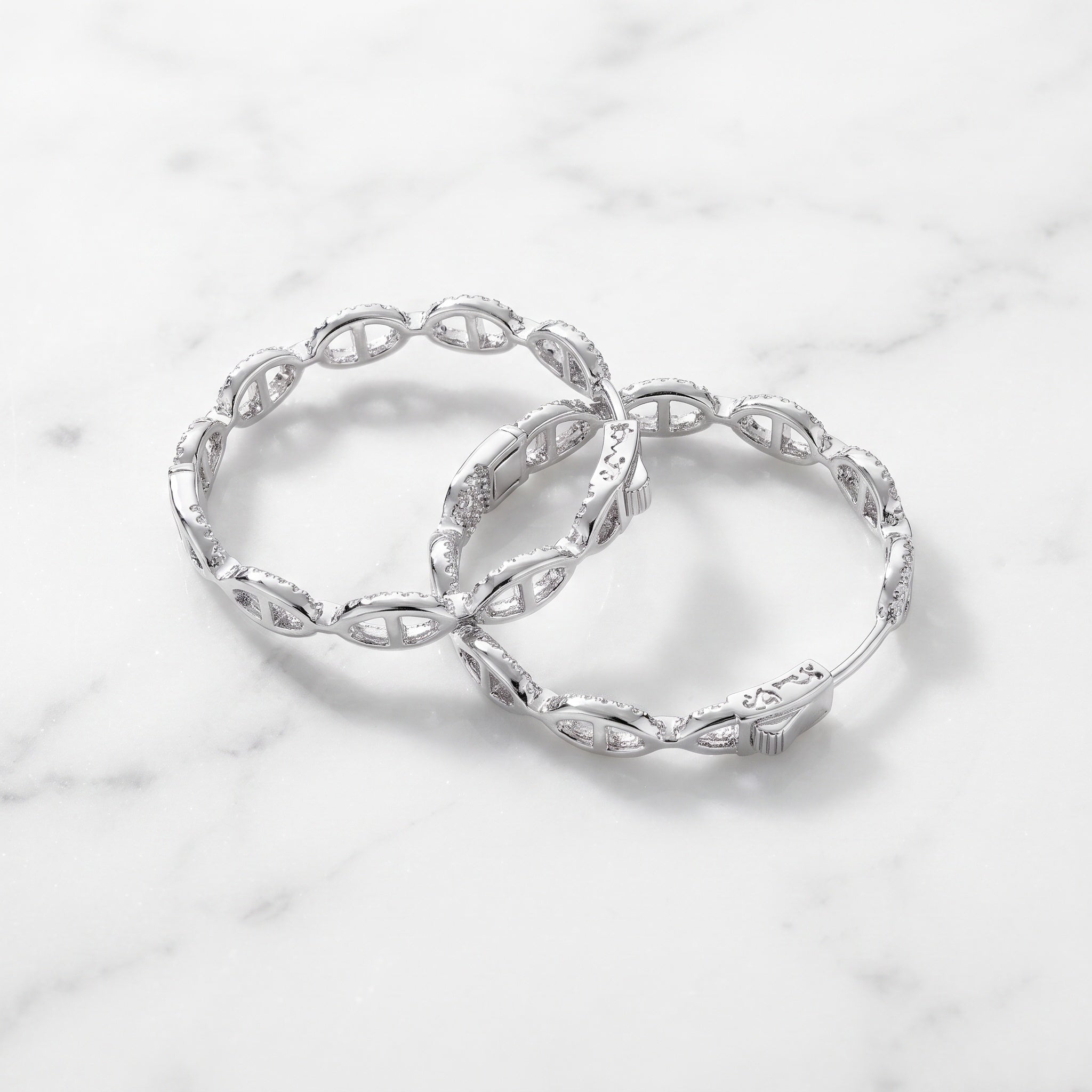 Lustria Spark Hoop Earrings