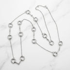 Snaffle Horse Bit Station Necklace