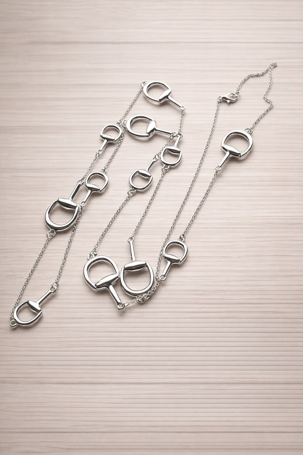 Royal Snaffle Graduating Bit Station Necklace