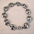 Capri Hollow Puffed Mariner Chain Bracelet