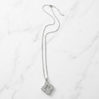 Fleur Quatrefoil Clover Pendant Necklace