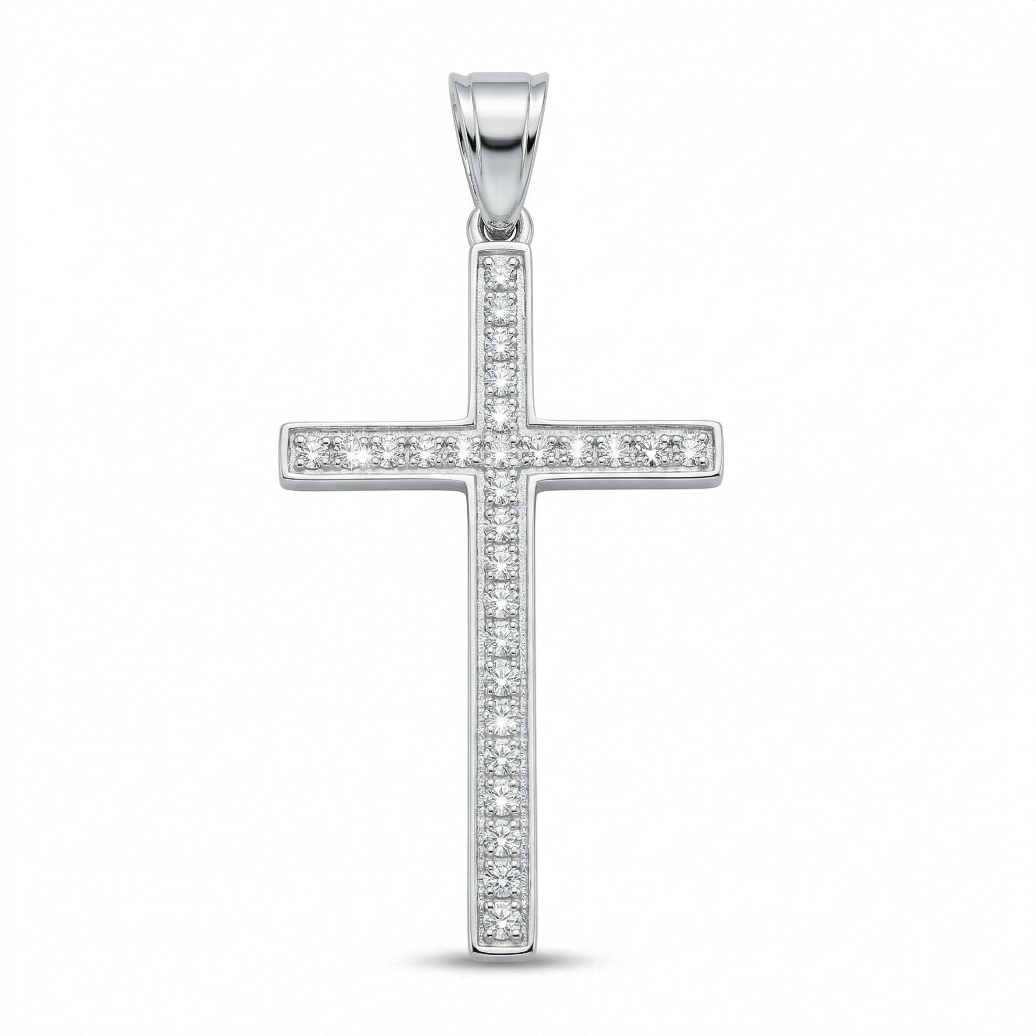 Eternal Light Pavé Cross Pendant