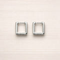 Square Huggie Hoop Earrings