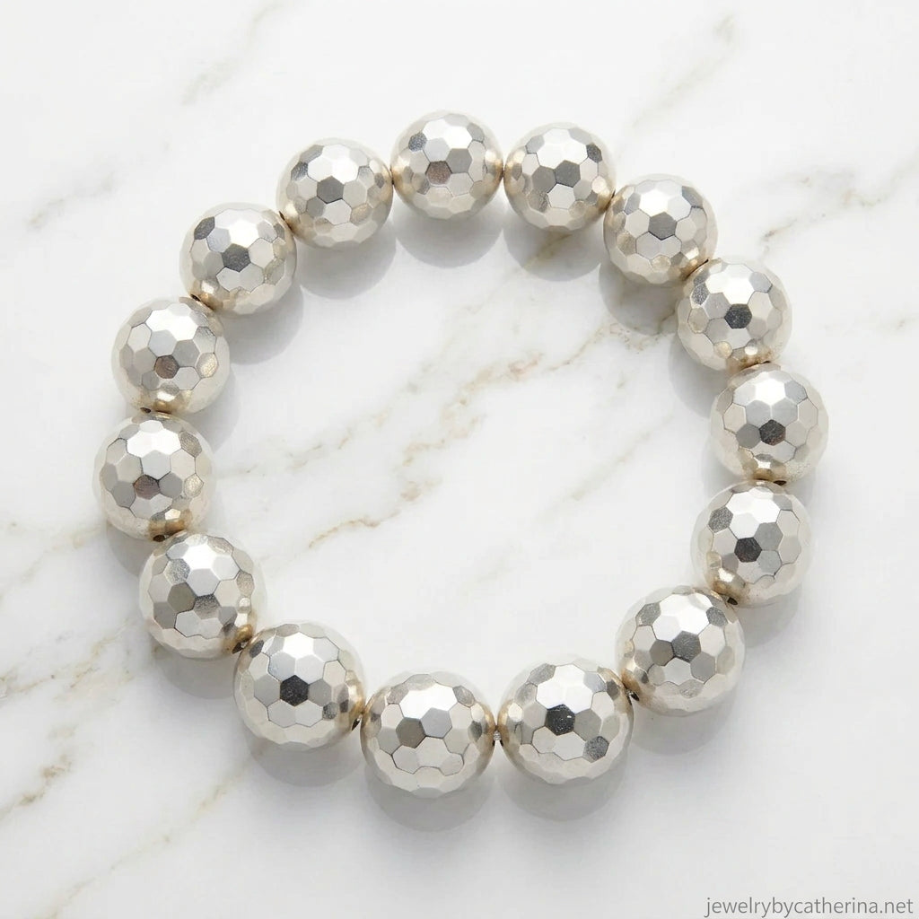 Midnight Pearl Meditation Bracelet