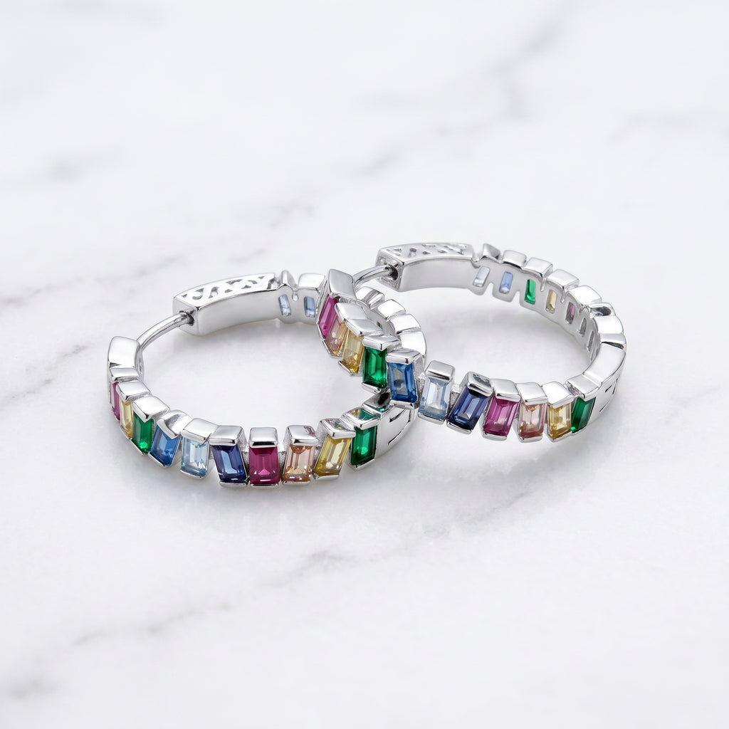 Prism Muse Hoop Earrings