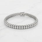 Halo Line Tennis Bracelets