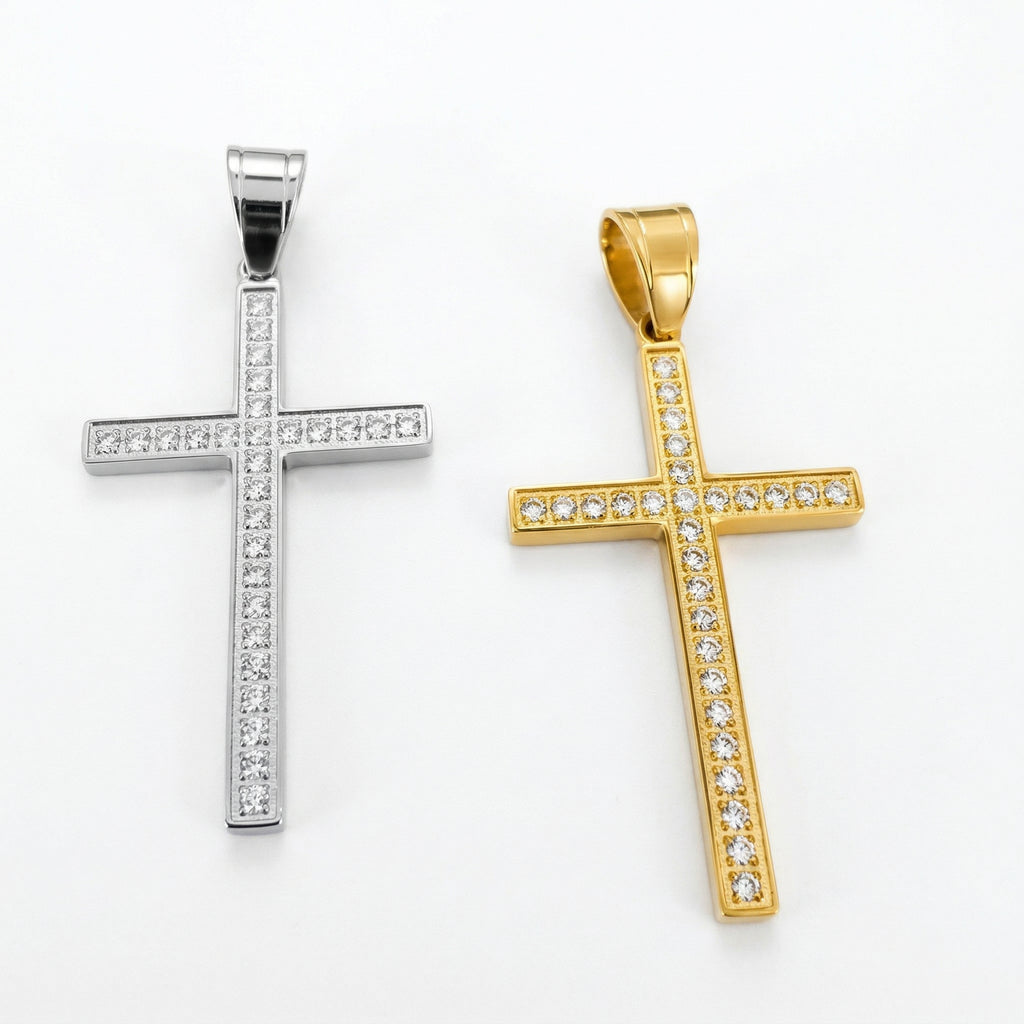 Eternal Light Pavé Cross Pendant