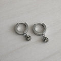 Lumière Simulated Diamond Drop Huggie Hoop Earrings