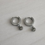 Lumière Simulated Diamond Drop Huggie Hoop Earrings