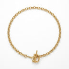 Single Stirrup Toggle Choker Necklace