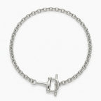 Single Stirrup Toggle Choker Necklace
