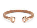 Equestrian D-Ring Mesh Cuff Bracelet