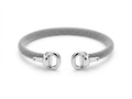 Equestrian D-Ring Mesh Cuff Bracelet