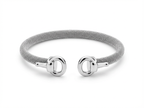 Equestrian D-Ring Mesh Cuff Bracelet