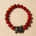 Scarlet Stability Meditation Bracelet