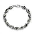 Rebel Skull Link Bracelet