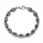 Rebel Skull Link Bracelet
