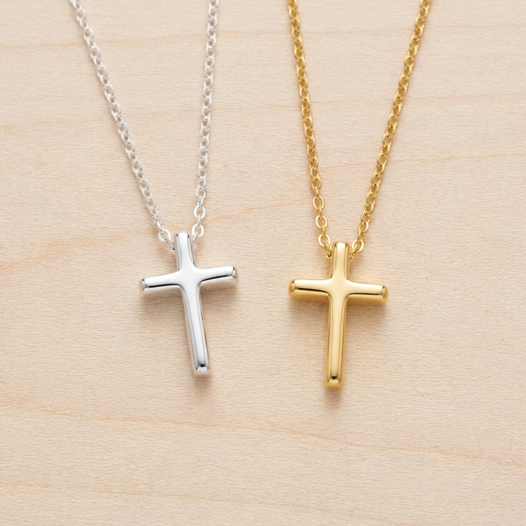 Dainty Cross Pendant Necklace