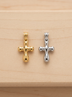 Divino Bubbly Organic Cross Pendant