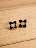 Stella Fiore Quatrefoil Stud Earrings