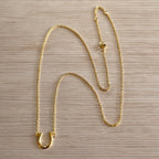 Lucky Horseshoe Pendant Necklace