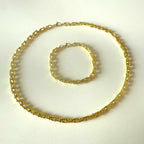 Small Stirrup Linked Necklace