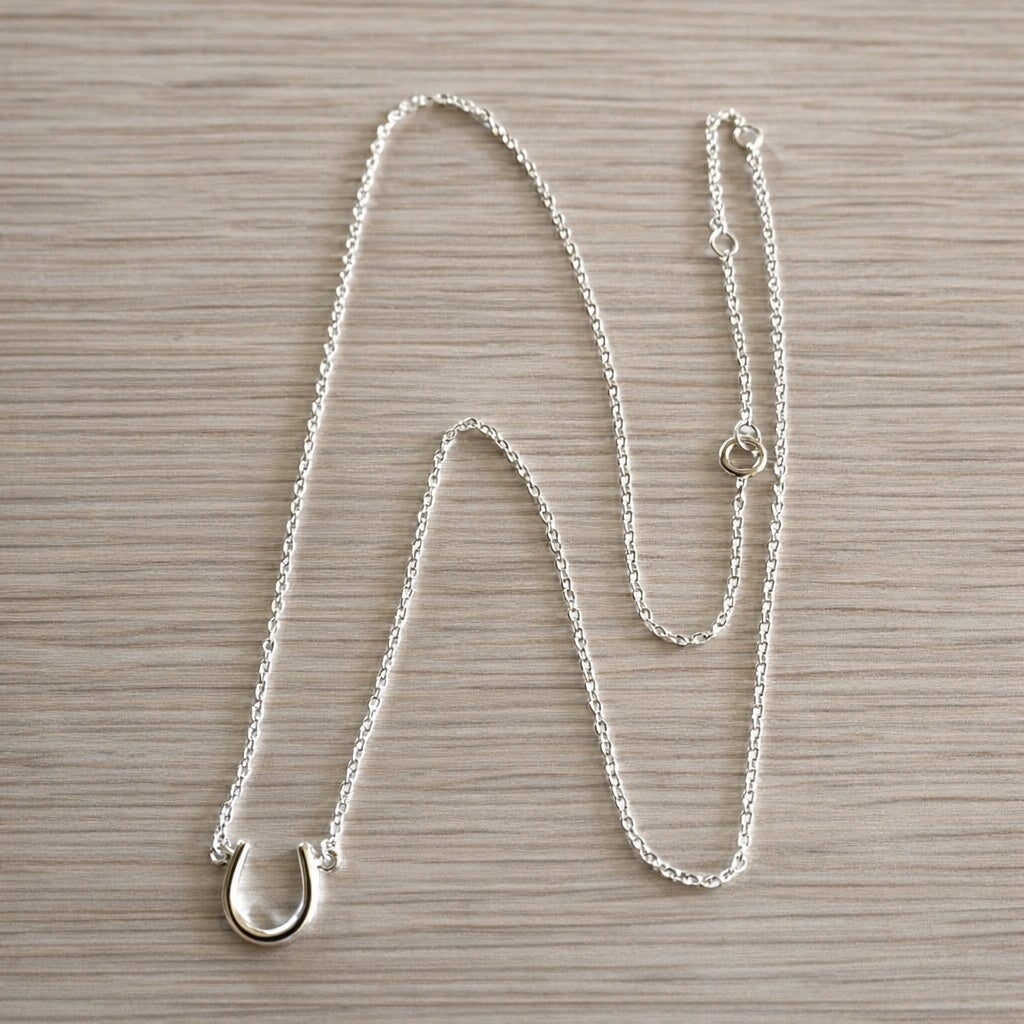 Lucky Horseshoe Pendant Necklace
