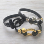 Ranger Shackle Leather Bracelet