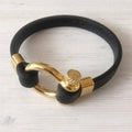 Ranger Shackle Leather Bracelet
