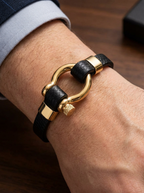 Ranger Shackle Leather Bracelet