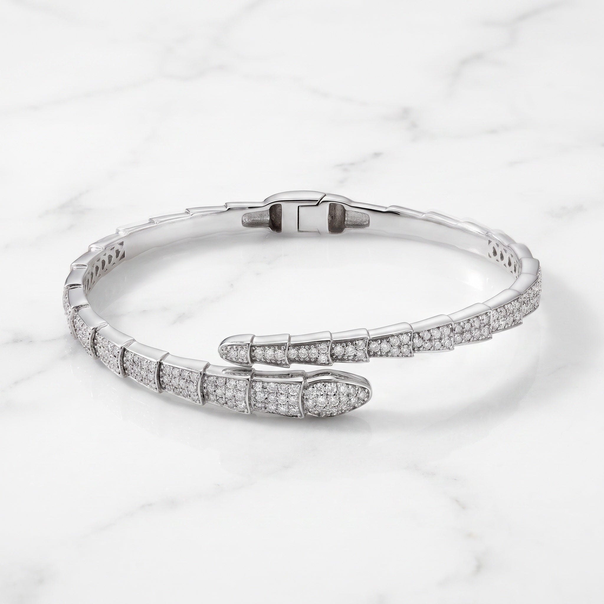 Silver Serpent Bracelet