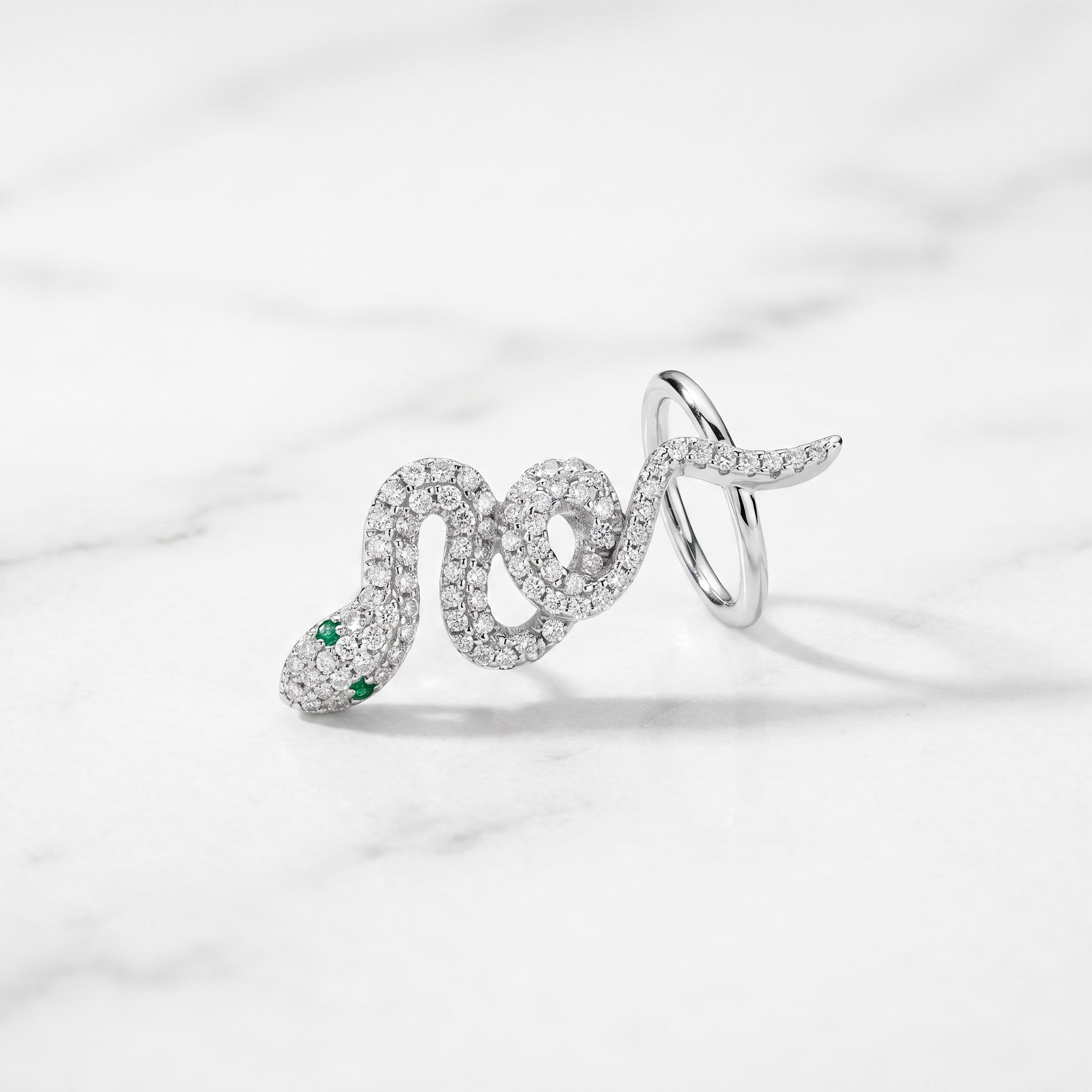 Serpentine Whisper Ear Cuff