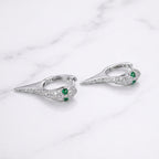 Emerald Gaze Earrings