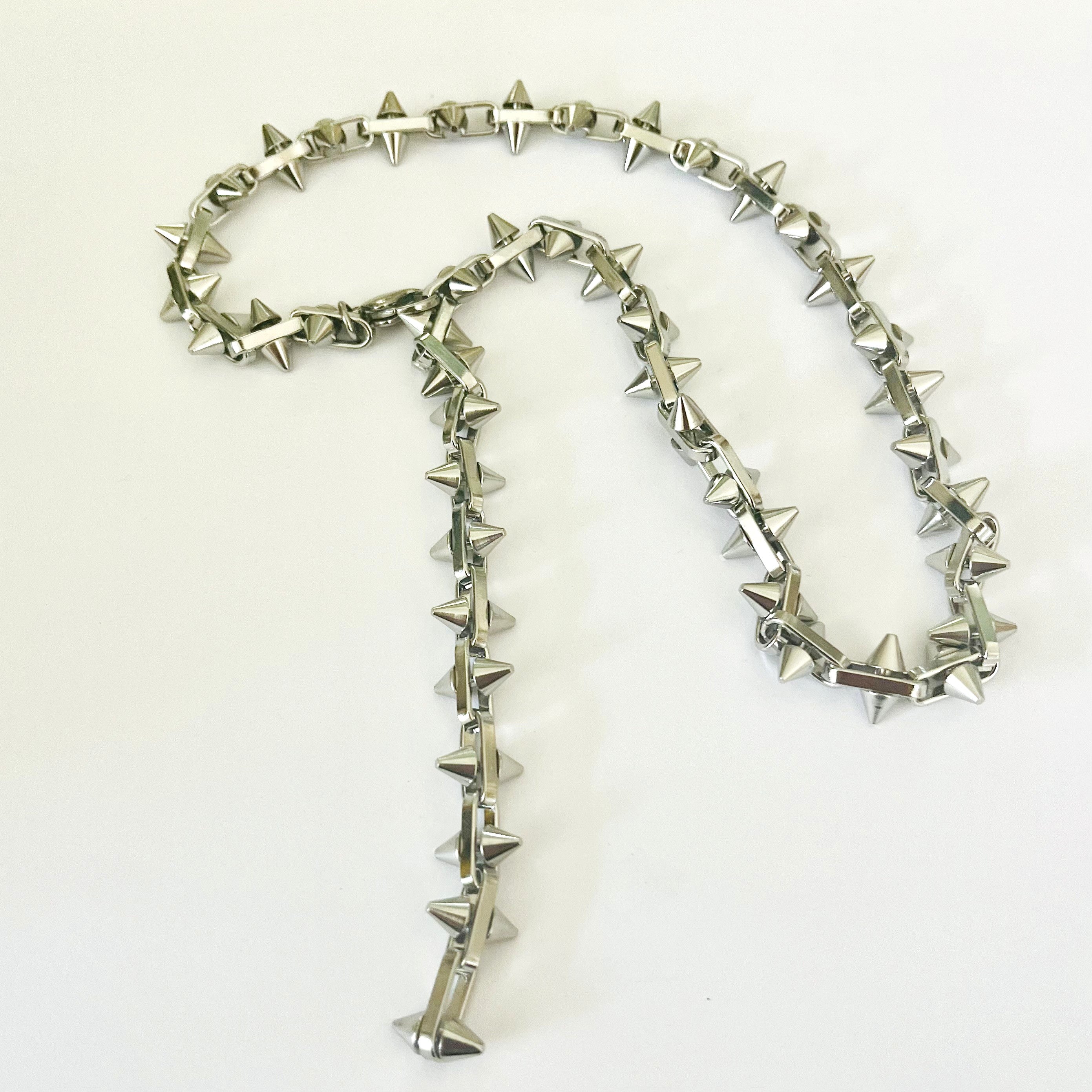 Thorn Fidget Spike Chain Necklace