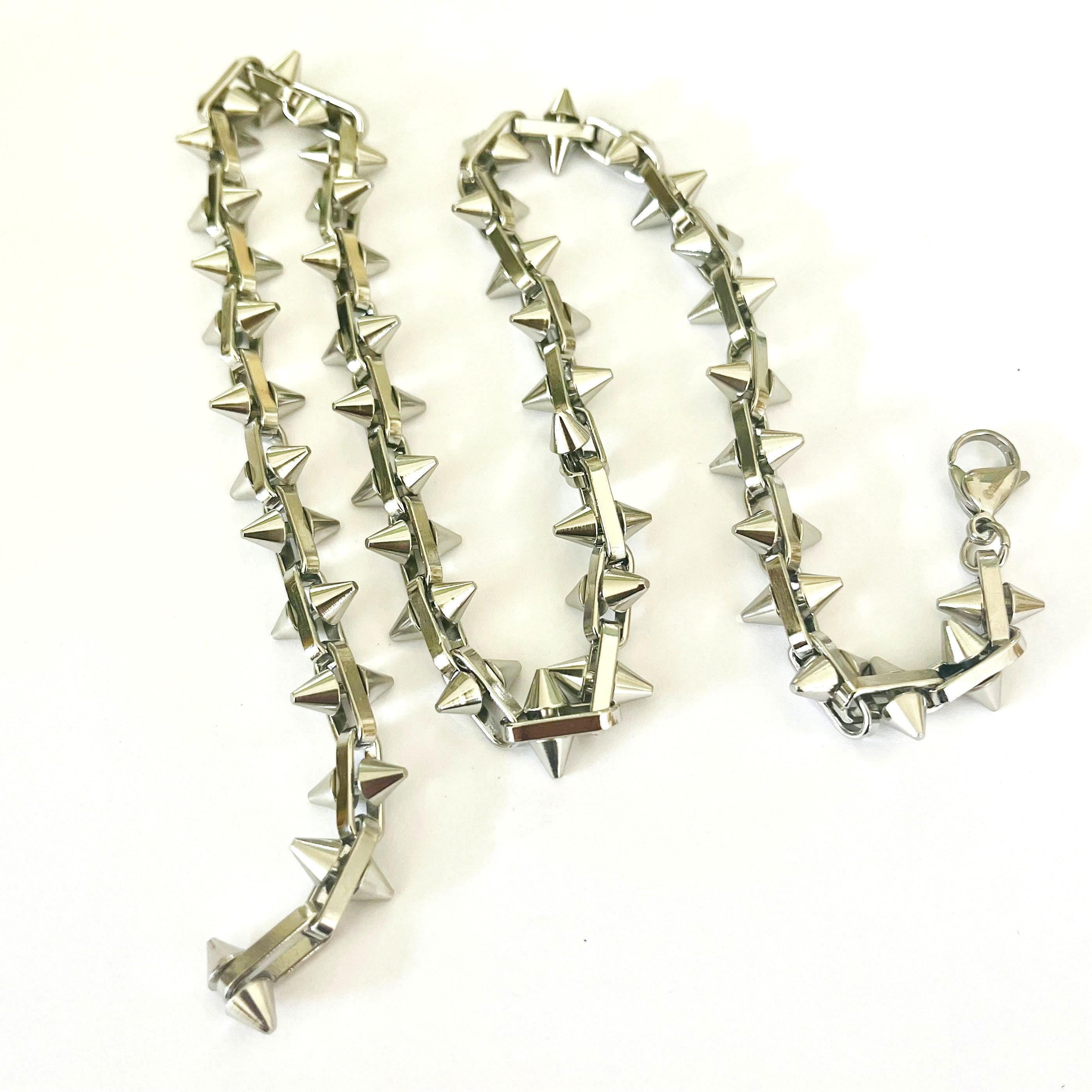 Thorn Fidget Spike Chain Necklace