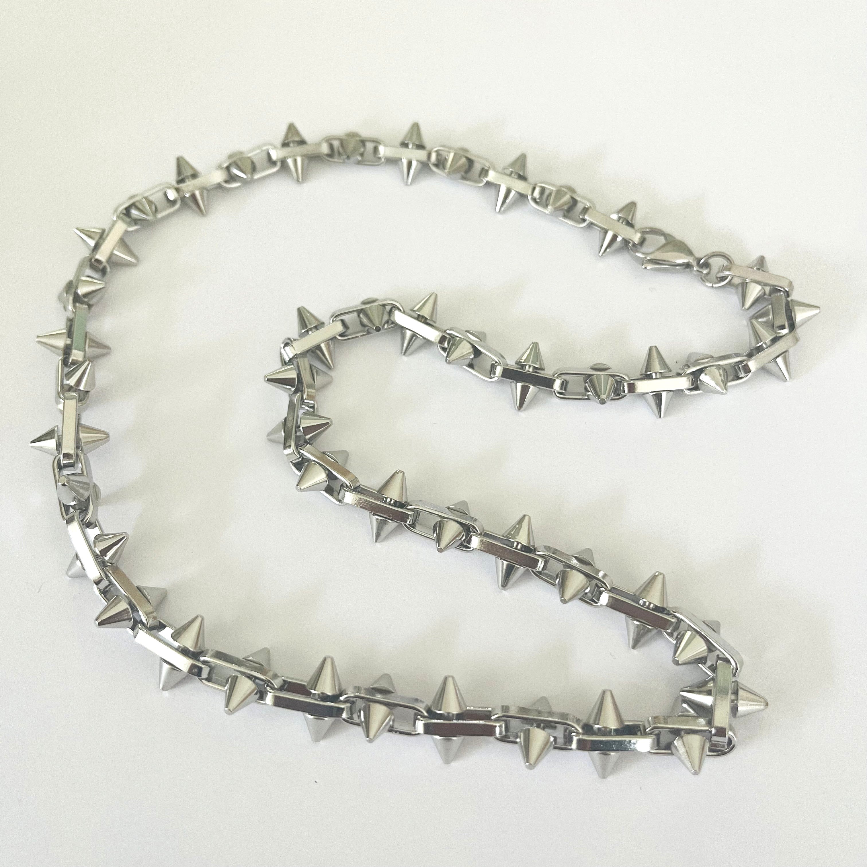 Thorn Fidget Spike Chain Necklace