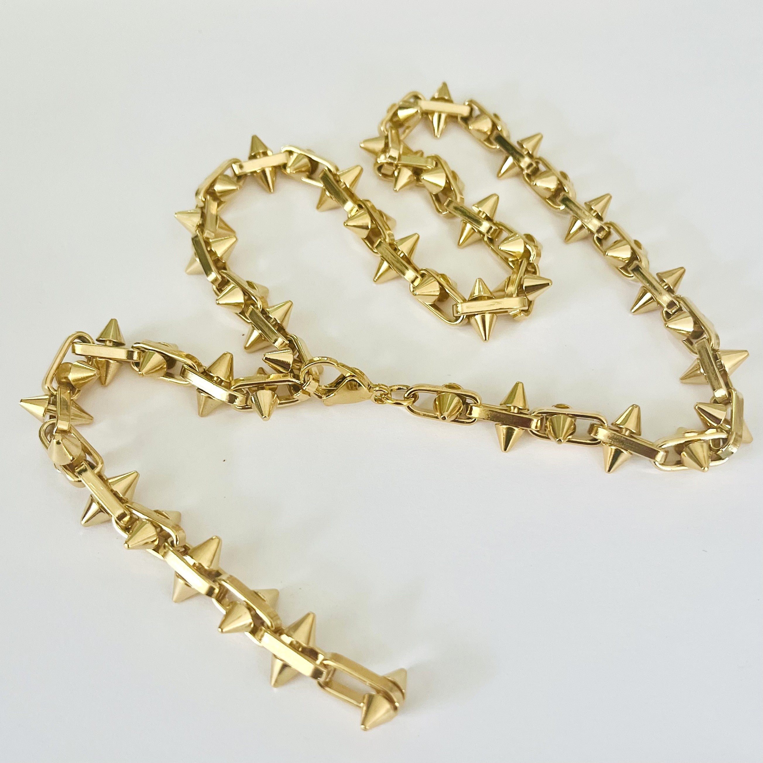 Thorn Fidget Spike Chain Necklace
