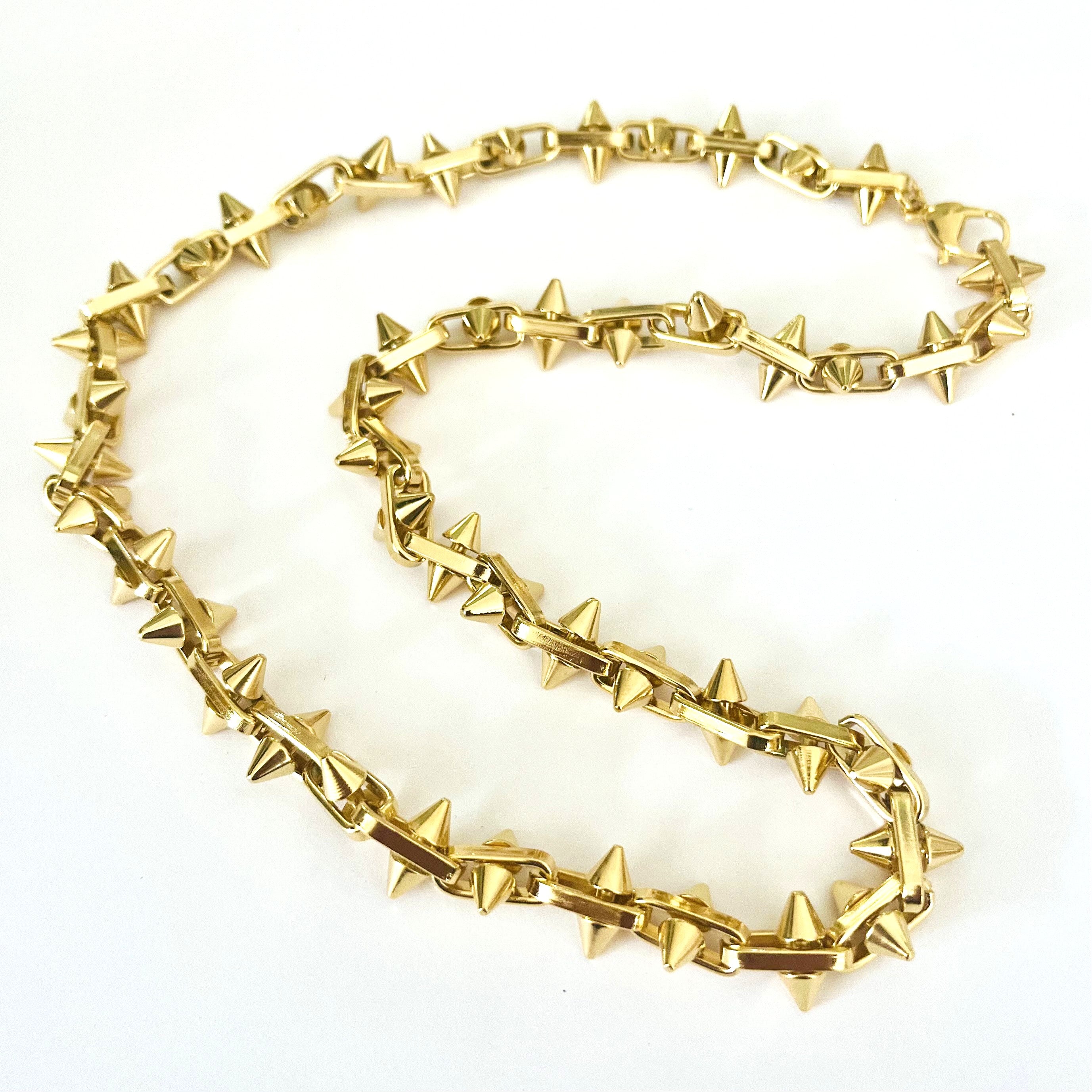 Thorn Fidget Spike Chain Necklace