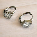 Regalia Princess-Cut Simulated Diamond Huggie Hoop Earrings