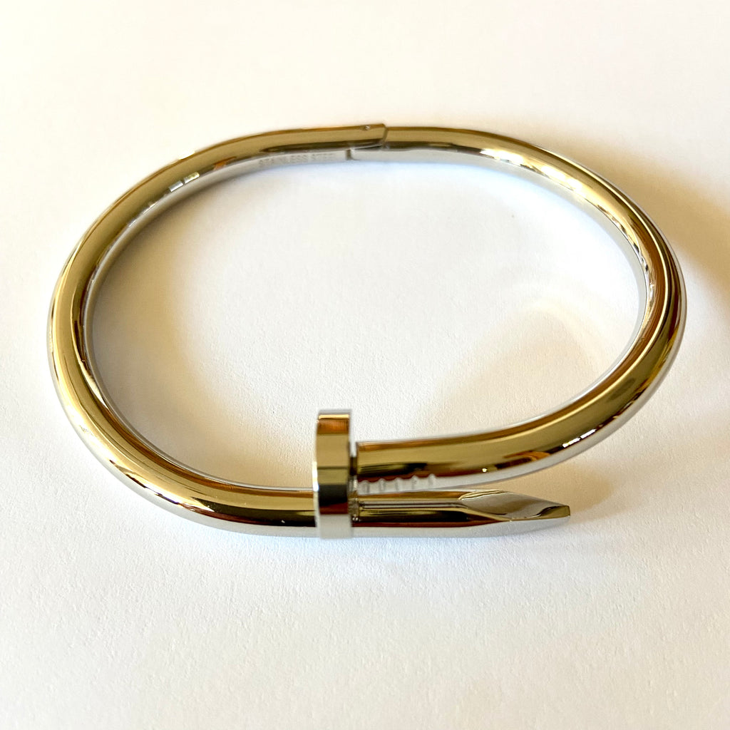 Stainless Nail Bracelets For  Larger Wrists