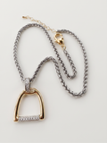 Equestrian Luxe Stirrup Necklace