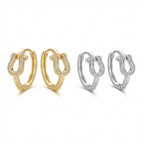 Stirrup Hoop Earrings