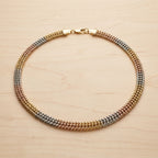 Aurora Mesh Collar Necklace